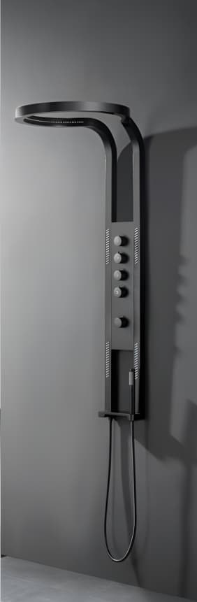 Shower Panel | Size: 1440x520mm | Included: Overhead Shower, Hand Shower, Body Jets, Mixer Controls | Suitable replacement for Wall Mixer