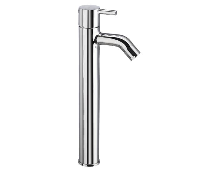 Fountain Pillar Cock Tall (Cold Water Only) With (12.5") Long Extended Body | Chrome Finish