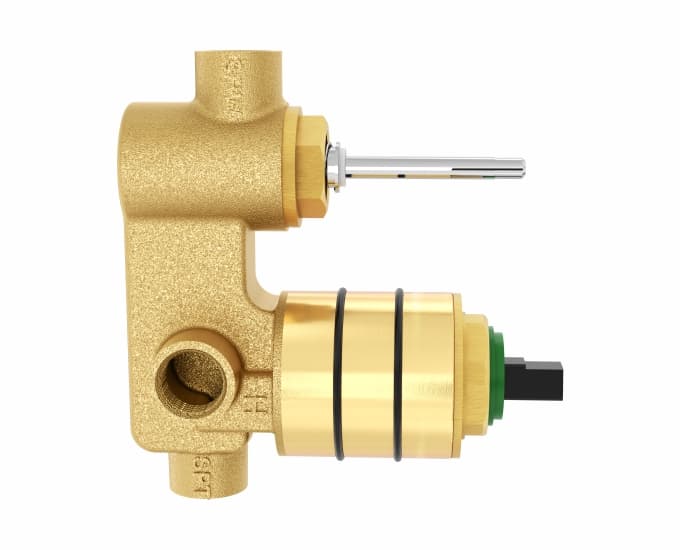 Concealed Part for High Flow Single Lever Concealed Diverter | Chrome Finish | Compatible With Exposed Part F1015851, F1012901FG/RG/GG/CH, F1023901FG/RG/SB/CH, F2013851, F1019901 sold separately