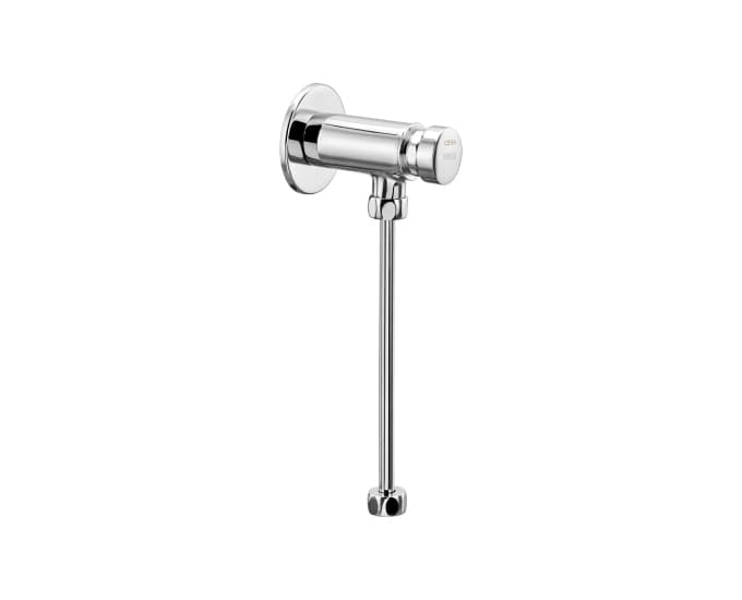 Flush Cock Pressmatic (Self Closing) for Urinal | With Wall Flange and 200 mm Connecting Pipe | Chrome Finish