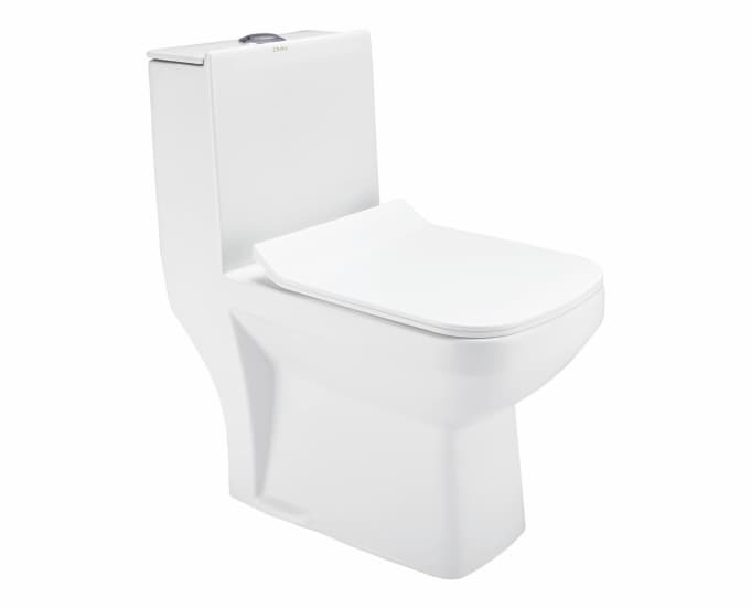 Corey One Piece Toilet | With Slim Soft Close Seat Cover | S Trap 220 mm | Size: 630 x 350 x 725 mm