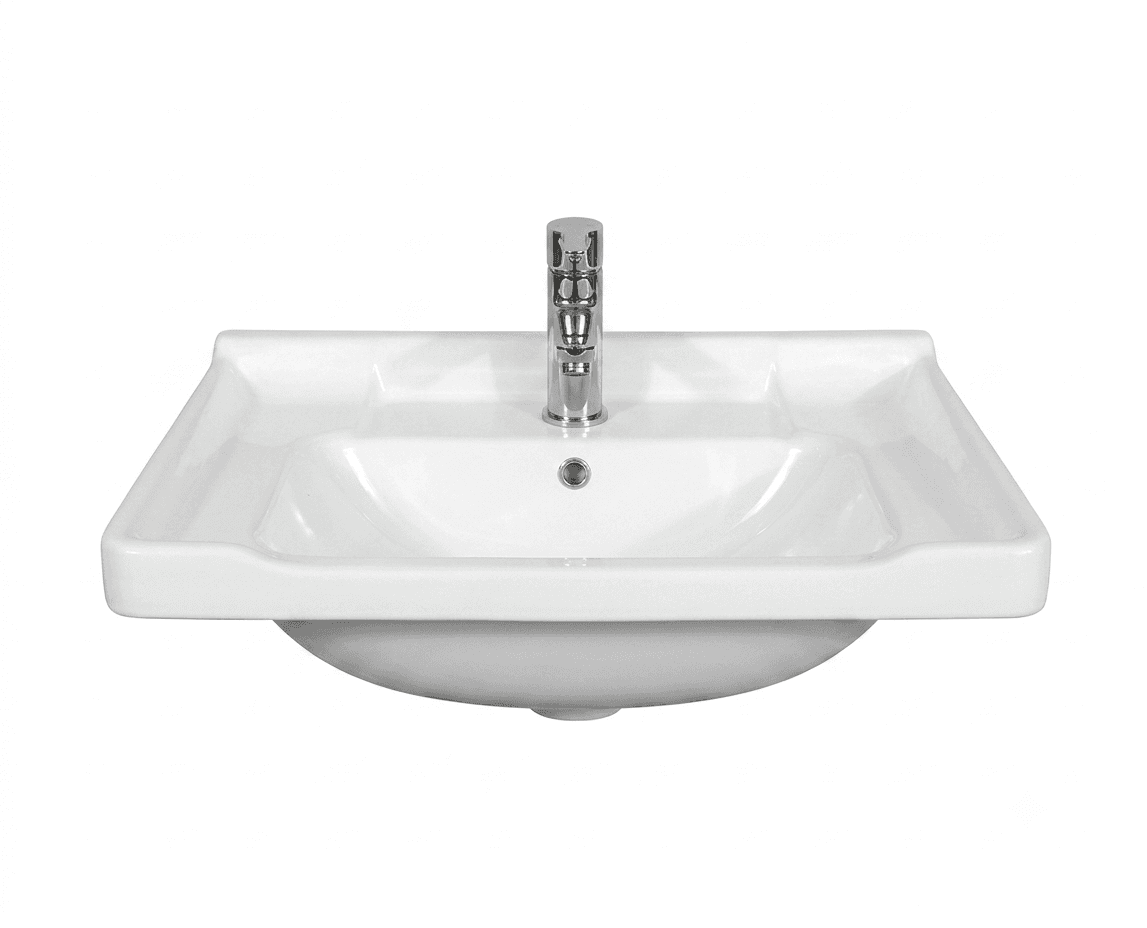 Arenza Wash Basin 810 x 470 mm | Snow White | Compatible With Arenza and Neoera Vanity Cabinets