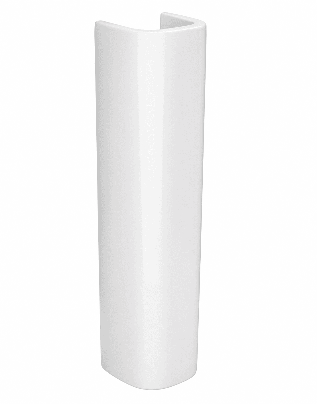 Cackle Full Pedestal | Finish: Snow White | Height: 800 mm | Compatible With Cackle Wall Hung Wash Basin (S2040163)