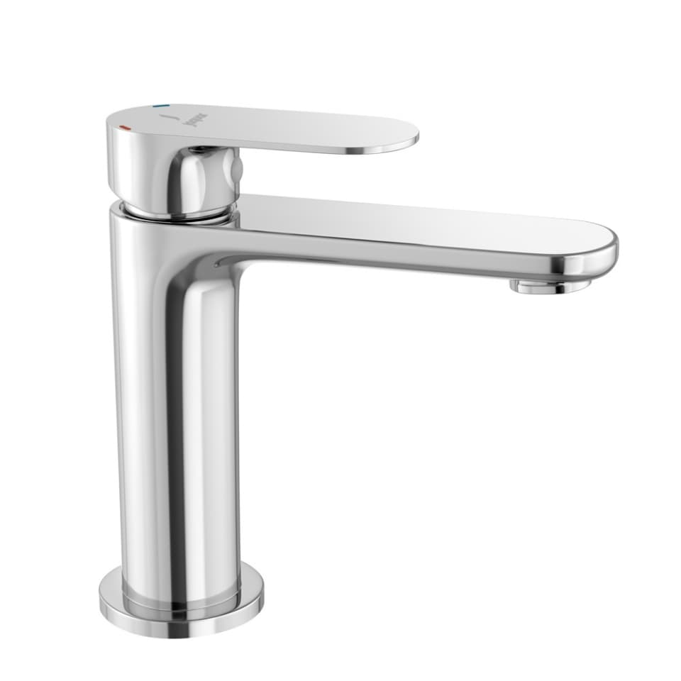 Opal Prime Single Lever Basin Mixer (Hot & Cold Water) | Chrome Finish | With 450mm Braided Connection Pipe