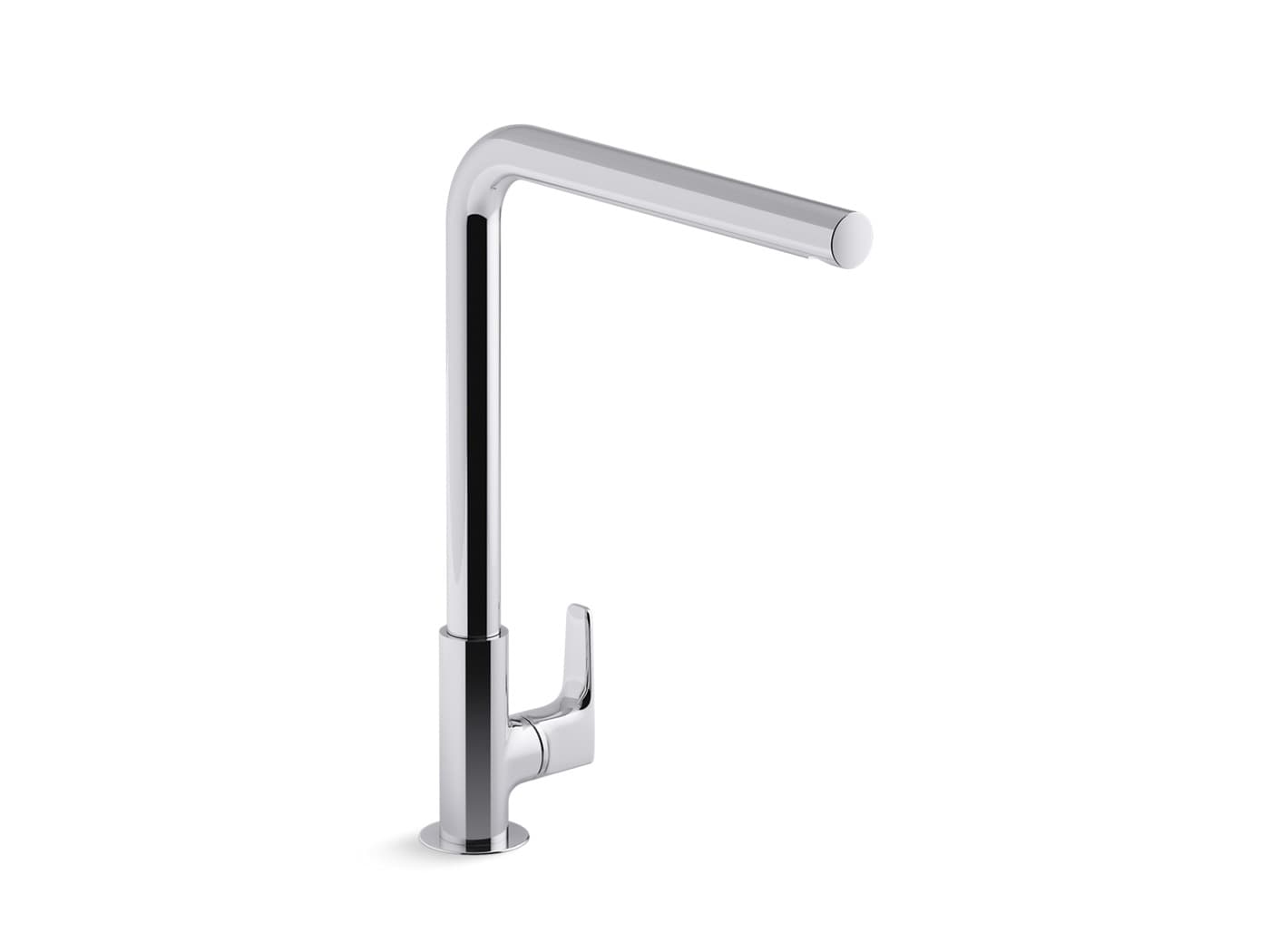 Aleo+ Sink Cock (Cold Water Only) With 225 mm Long Swivel Spout | Chrome Finish | For Kitchen Use
