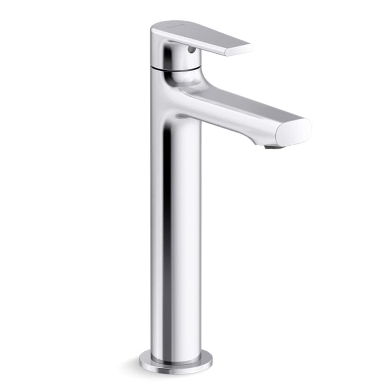 APT Flux Pillar Cock (Cold Water Only) With Long Extended Body & Aerator | Chrome Finish