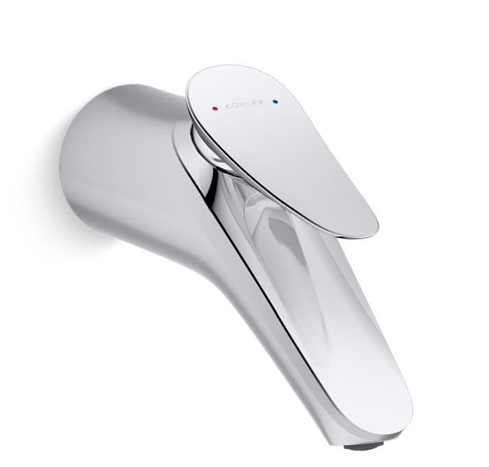 Fluence Single Lever Basin Mixer (Hot & Cold Water) | Exposed Part With Concealed Part | Chrome Finish