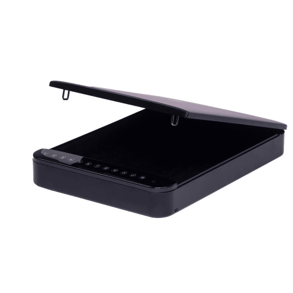 Smart Security Box | Capacity: 6Ltr | Exterior Dimensions: H60 x W270 x D380mm | Access: PIN Code And Yale Home App | Finish: Black