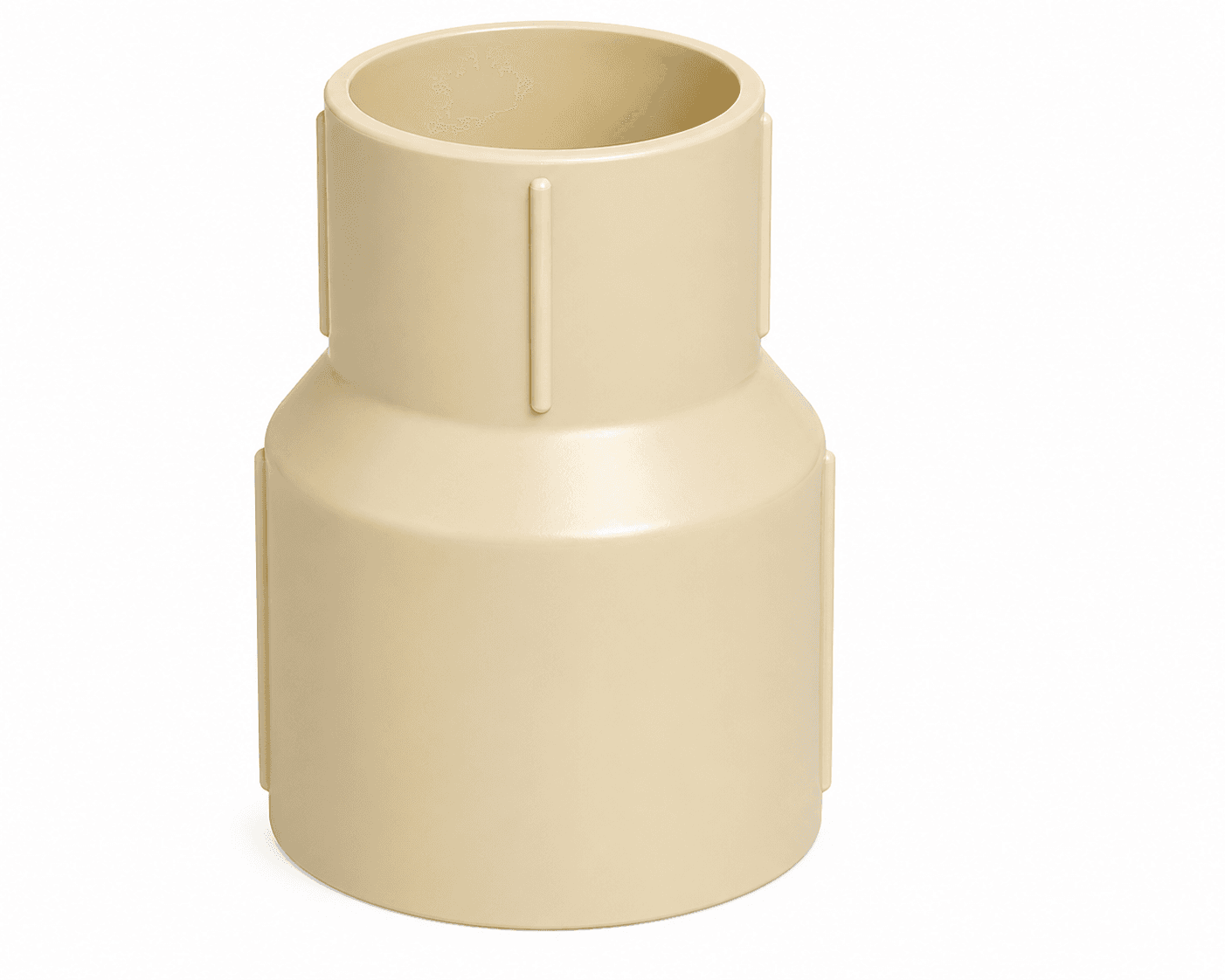 CPVC Reducer Coupler - 1" x ¾″ (25mm x 20mm) | For hot and cold water plumbing | Max operating temperature: 93°C