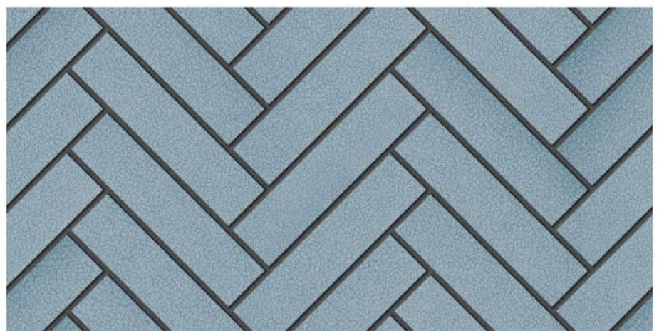Subway Wall Tile | Size: 300 x 600 mm (1 ft x 2 ft) | Surface: Grooved | Finish: Glossy | Vitrified Tile | Coverage Per Box: 10 sq. ft. | Box Quantity: 5 pcs | Color: Blue