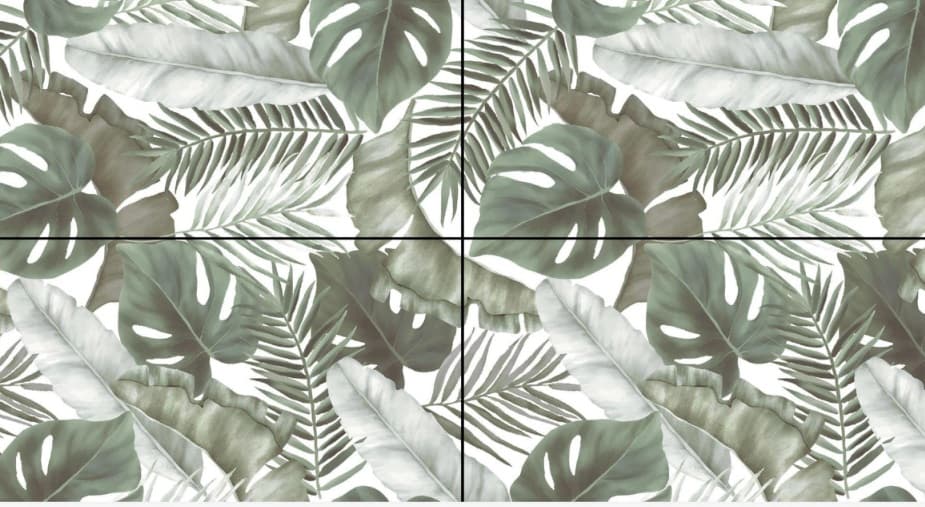 Sparkle Series Wall Tile | Size: 300 x 600 mm (1 ft x 2 ft) | Surface: Smooth Printed | Finish: Matt | Vitrified Tile | Coverage Per Box: 10 sq. ft. | Box Quantity: 5 pcs | Color: White