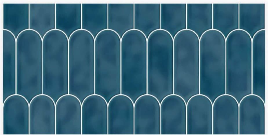 Subway Wall Tile | Size: 300 x 600 mm (1 ft x 2 ft) | Surface: Grooved | Finish: Glossy | Vitrified Tile | Coverage Per Box: 10 sq. ft. | Box Quantity: 5 pcs | Color: Green
