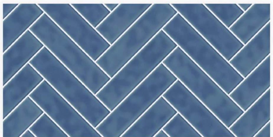 Subway Wall Tile | Size: 300 x 600 mm (1 ft x 2 ft) | Surface: Grooved | Finish: Glossy | Vitrified Tile | Coverage Per Box: 10 sq. ft. | Box Quantity: 5 pcs | Color: Blue