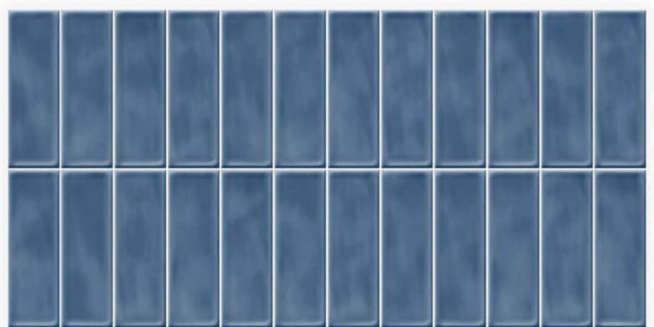 Subway Wall Tile | Size: 300 x 600 mm (1 ft x 2 ft) | Surface: Grooved | Finish: Glossy | Vitrified Tile | Coverage Per Box: 10 sq. ft. | Box Quantity: 5 pcs | Color: Blue